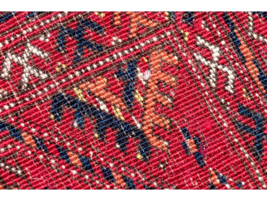 Hand-Knotted Wool Accent Mat, 3'-8 X 2'-4