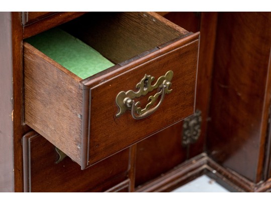 Antique Georgian Mahogany Kneehole Desk