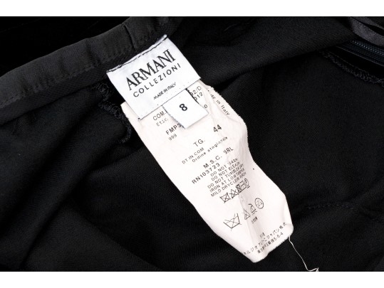 Collection Of Three Assorted Pants; Escada, Armani Collezioni, Agnona (Richards), Sizes 8, 40, 44