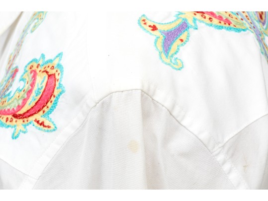 Collection Of Two Button Down Shirts, Ralph Lauren And Zavella, Sizes 8 And 10