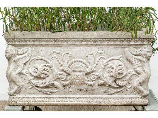 Amazing Neoclassical Cast Cement Planter