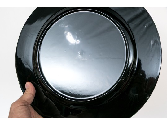 Large Set Of Vintage Japanese Made Gilt Plastic Chargers