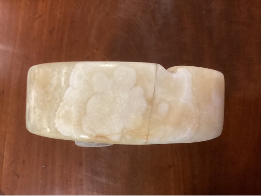 Mid Century Polished  Onyx Ashtray