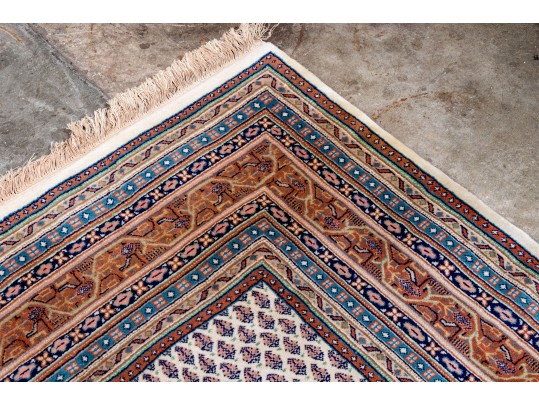 Fine Hand-knotted Indian Wool Carpet, 11'-5