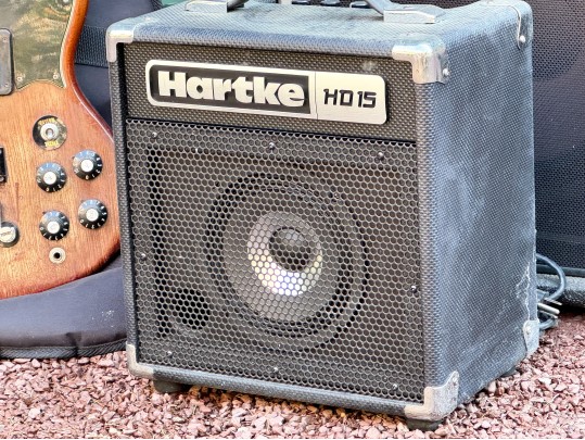 Gibson Electric Bass With Two Amps