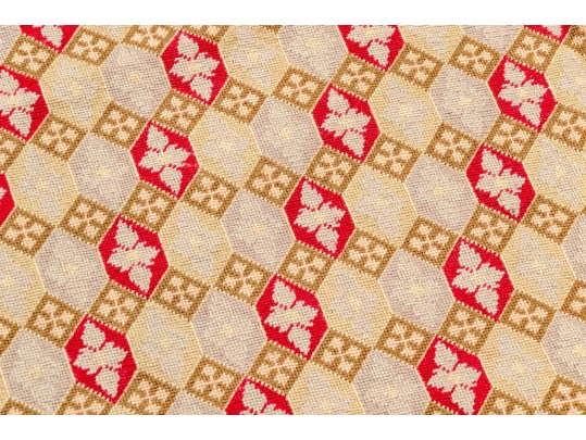 Vintage Needlepoint Wool Carpet, 8'-10