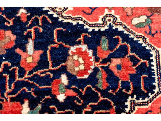 Hand-Knotted Wool Carpet, 6'-5