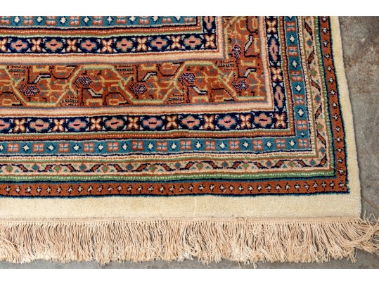 Fine Hand-knotted Indian Wool Carpet, 11'-5
