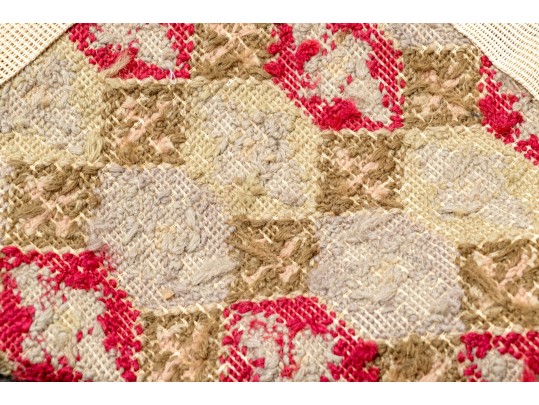 Vintage Needlepoint Wool Carpet, 8'-10