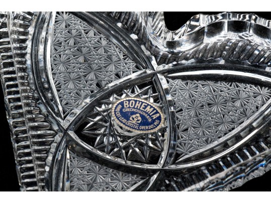 Group Of Six Vintage Cut Crystal Table Wares