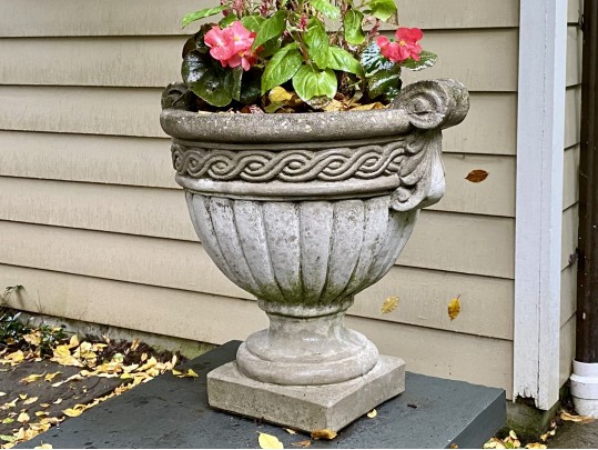 Cast Cement Classical Style Urn Form Planter 