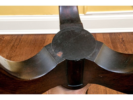 George III Style Mahogany Tilt Top Table