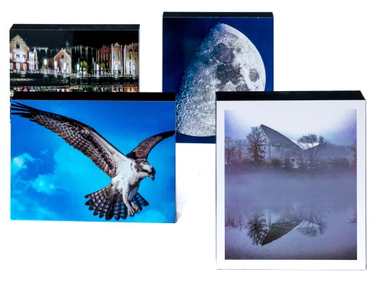 Michael Chait (American, Westport CT, 20th-21st C.) Four Varied Mounted Color Photographs