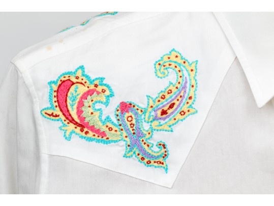 Collection Of Two Button Down Shirts, Ralph Lauren And Zavella, Sizes 8 And 10