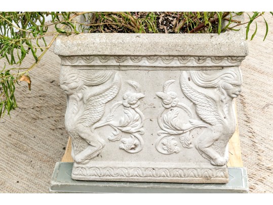 Amazing Neoclassical Cast Cement Planter