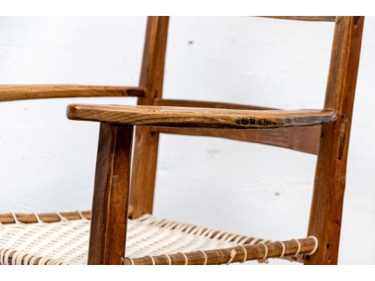 Arts And Crafts Style Ladderback Armchair