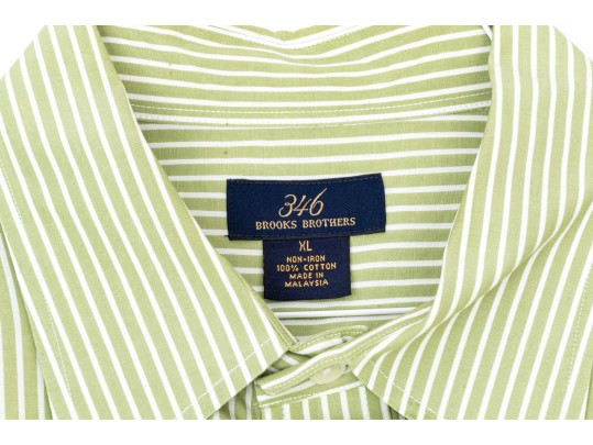 Collection Of Assorted Brooks Brothers Dress Shirts, All Size XL