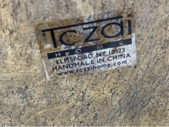 Pair Of Tozai Turquoise Crackle Glaze Vases