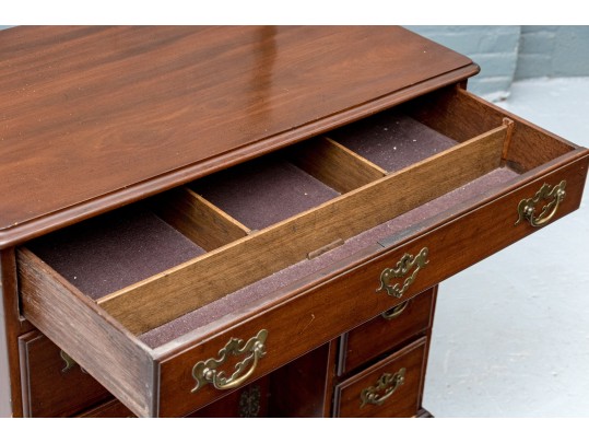 Antique Georgian Mahogany Kneehole Desk