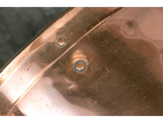 Fine Antique English Copper Coal Scuttle