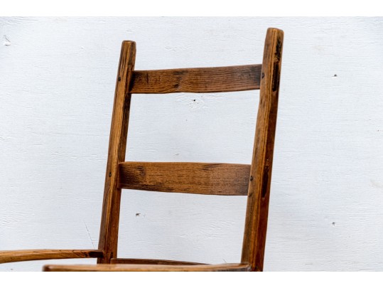 Arts And Crafts Style Ladderback Armchair