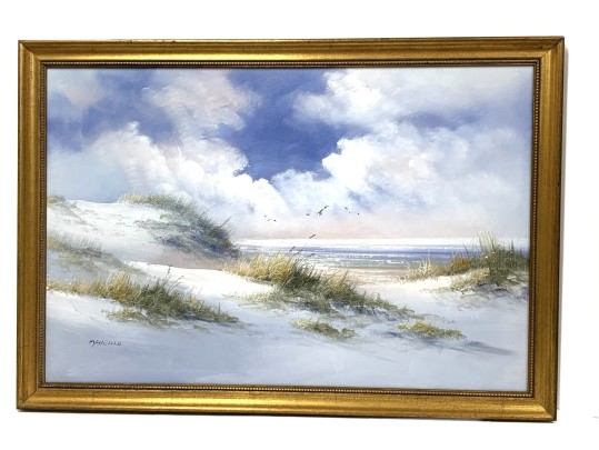 Marillo Signed & Framed Coastal Seascape