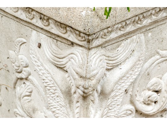 Amazing Neoclassical Cast Cement Planter