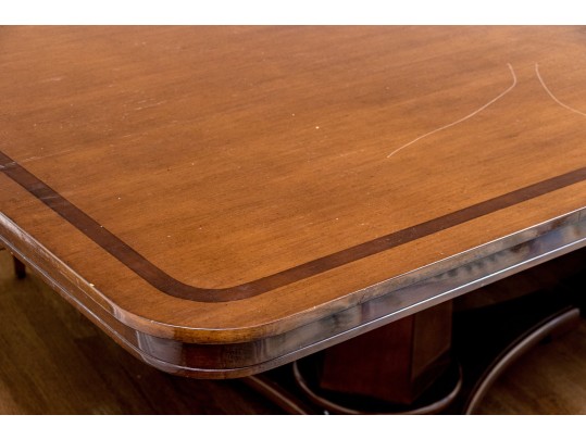 Nancy Corzine Stunning Twin Pedestal Dining Table