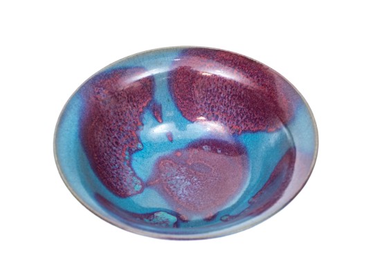 Chinese Jun Yao Glazed Ceramic Bowl, 20th C. 