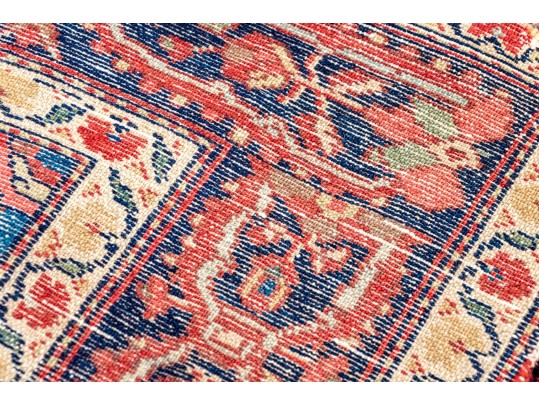 Hand-Knotted Wool Carpet, 6'-5