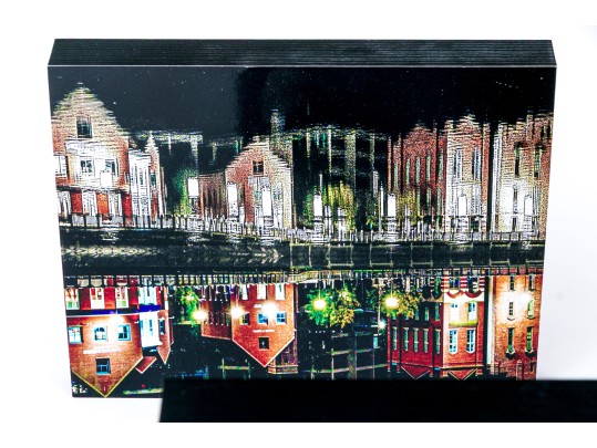 Michael Chait (American, Westport CT, 20th-21st C.) Four Varied Mounted Color Photographs