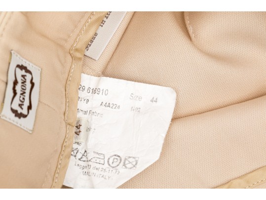 Collection Of Three Assorted Pants; Escada, Armani Collezioni, Agnona (Richards), Sizes 8, 40, 44