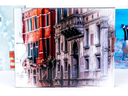 Michael Chait (American, Westport CT, 20th-21st C.) Four Varied Mounted Color Photographs