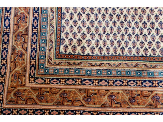 Fine Hand-knotted Indian Wool Carpet, 11'-5