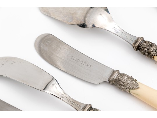 Assembled Collection Of Italian And English Serving Utensils