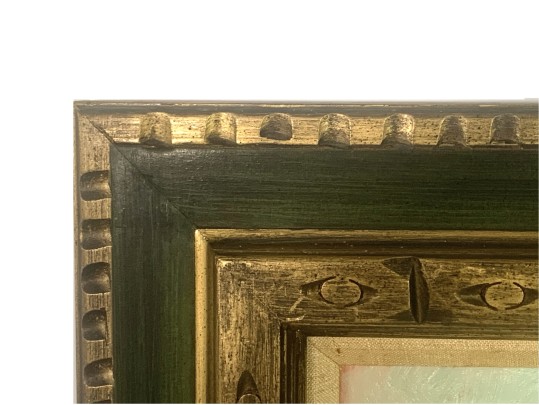 Signed Hand Painted Oil On Canvas Floral Still Life