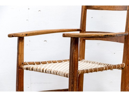 Arts And Crafts Style Ladderback Armchair