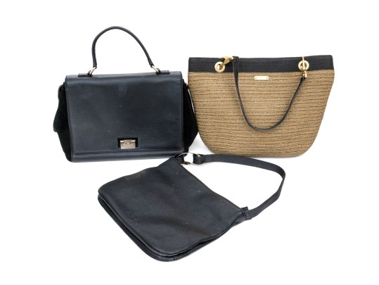 Collection Of Three Assorted Bags, Furla, Eric Javits, Kate Spade