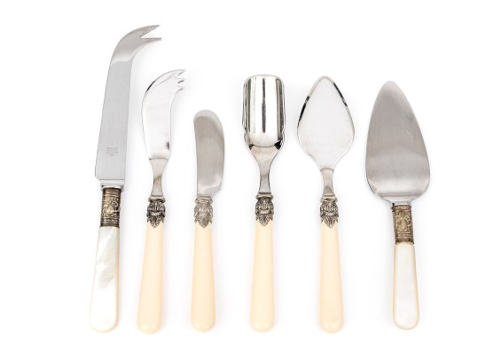 Assembled Collection Of Italian And English Serving Utensils