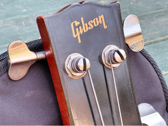 Gibson Electric Bass With Two Amps