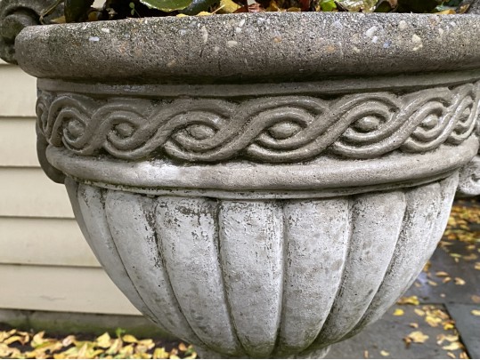 Cast Cement Classical Style Urn Form Planter 