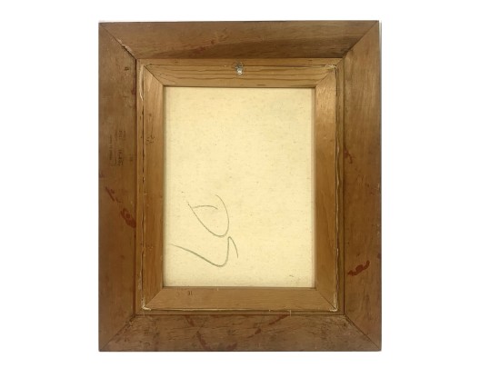 Signed Hand Painted Oil On Canvas Floral Still Life