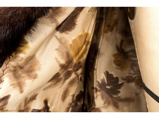 Striking Vintage Brown Fur Shrug, OSFA