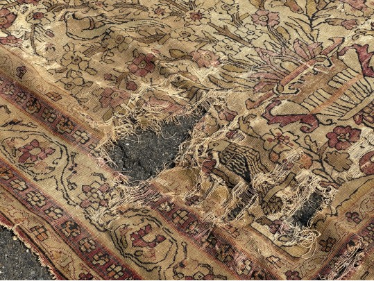 Antique Carpet - For Restoration, 6'-8