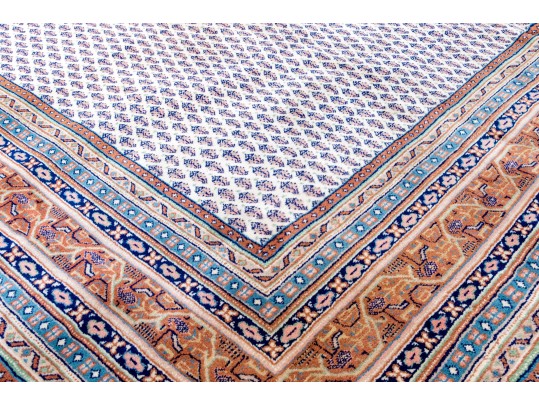 Fine Hand-knotted Indian Wool Carpet, 11'-5