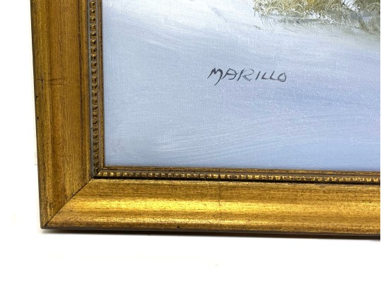 Marillo Signed & Framed Coastal Seascape