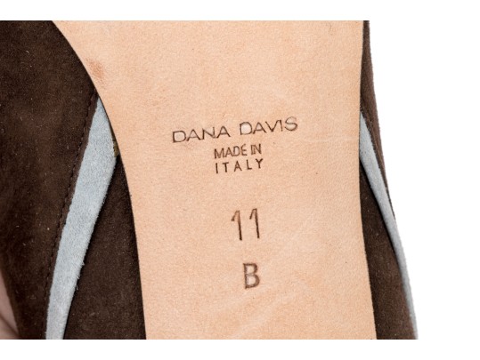 Collection Of Two Pairs Of Suede Pumps, Robert Clerges, Dana Davis Sizes 10 And 11