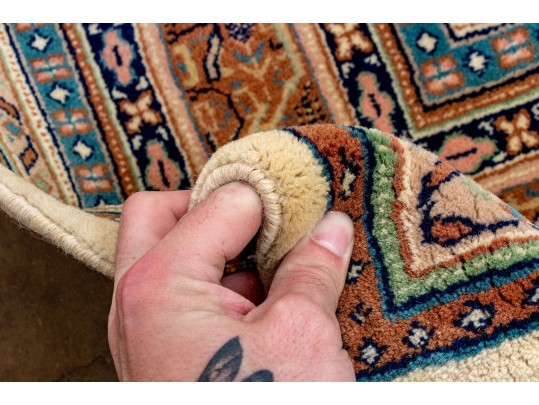 Fine Hand-knotted Indian Wool Carpet, 11'-5