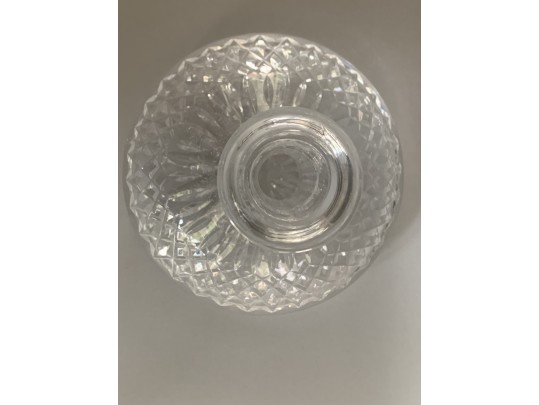 Waterford Crystal Lismore Ship Decanter With Multi-cut Stopper