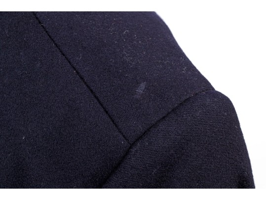 Ermengildo Zegna Navy Blue Double Breasted Blazer, Size 44